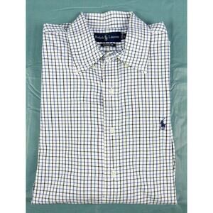 RALPH LAUREN shirt size LARGE long sleeve classic fit dress shirt (p31)